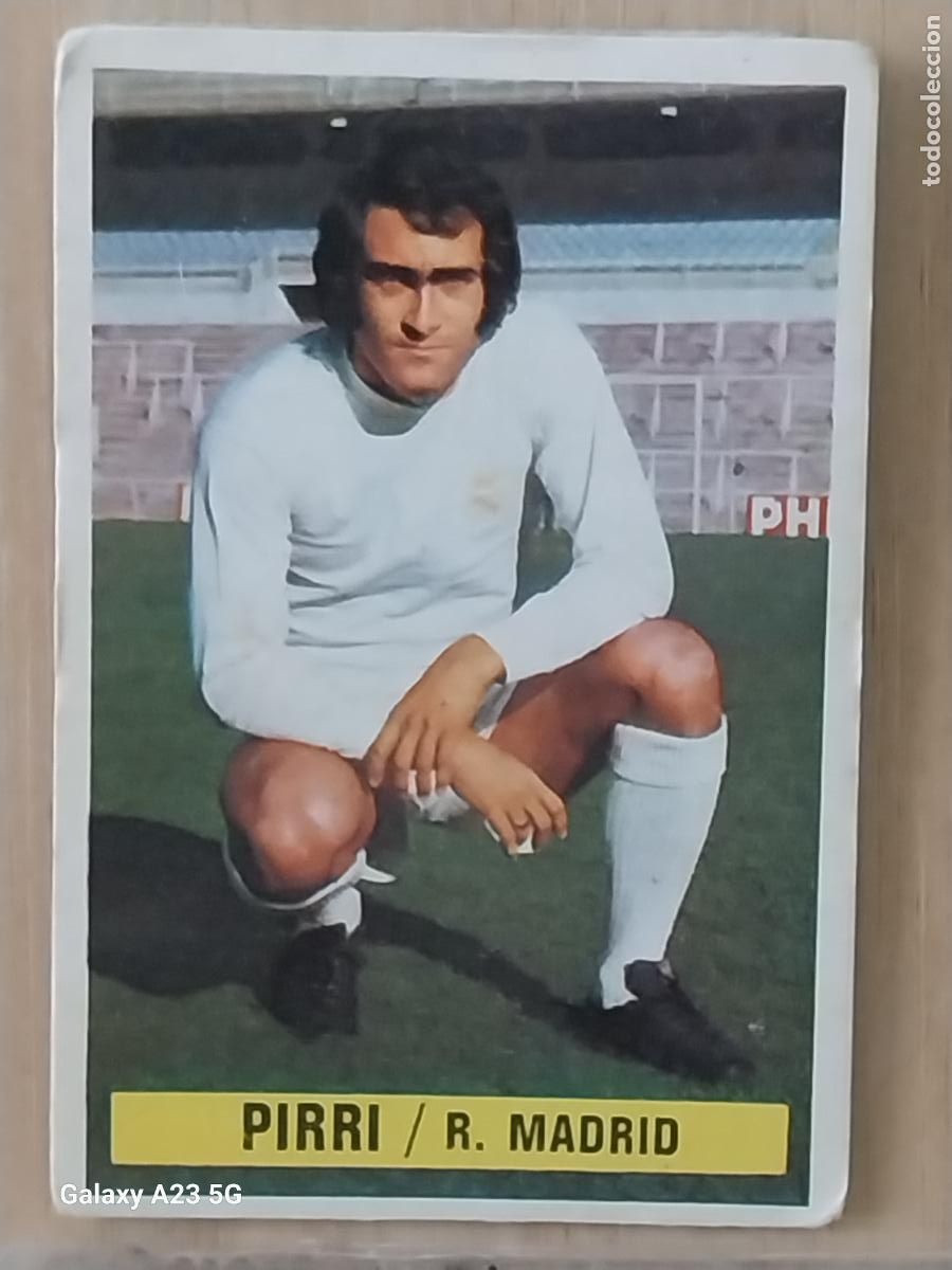 Cromos de Futebol: PIRRI REAL MADRID ********* ED ESTE LIGA 1974 74 75 1975 CROMO ORIGINAL SIN PEGAR NUNCA