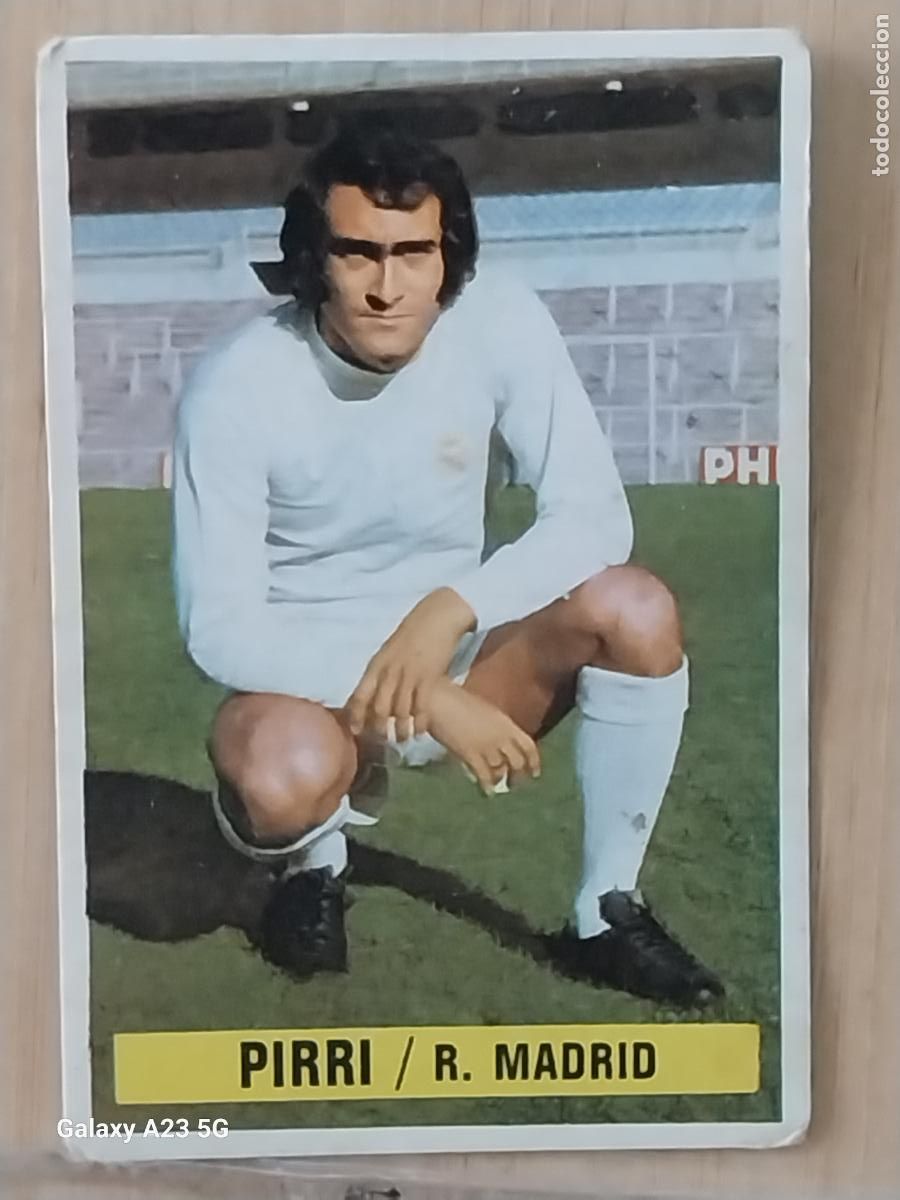 Cromos de Futebol: PIRRI REAL MADRID ******** ED ESTE LIGA 1974 74 75 1975 CROMO ORIGINAL SIN PEGAR NUNCA