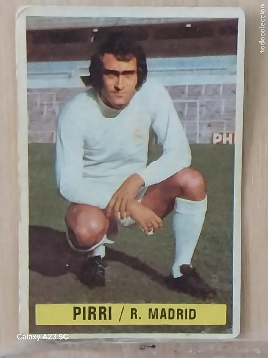 Cromos de Futebol: PIRRI REAL MADRID ***** ED ESTE LIGA 1974 74 75 1975 CROMO ORIGINAL SIN PEGAR NUNCA