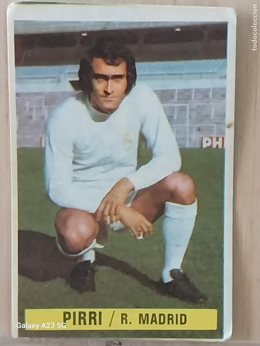 Football Stickers: PIRRI REAL MADRID **** ED ESTE LIGA 1974 74 75 1975 CROMO ORIGINAL SIN PEGAR NUNCA