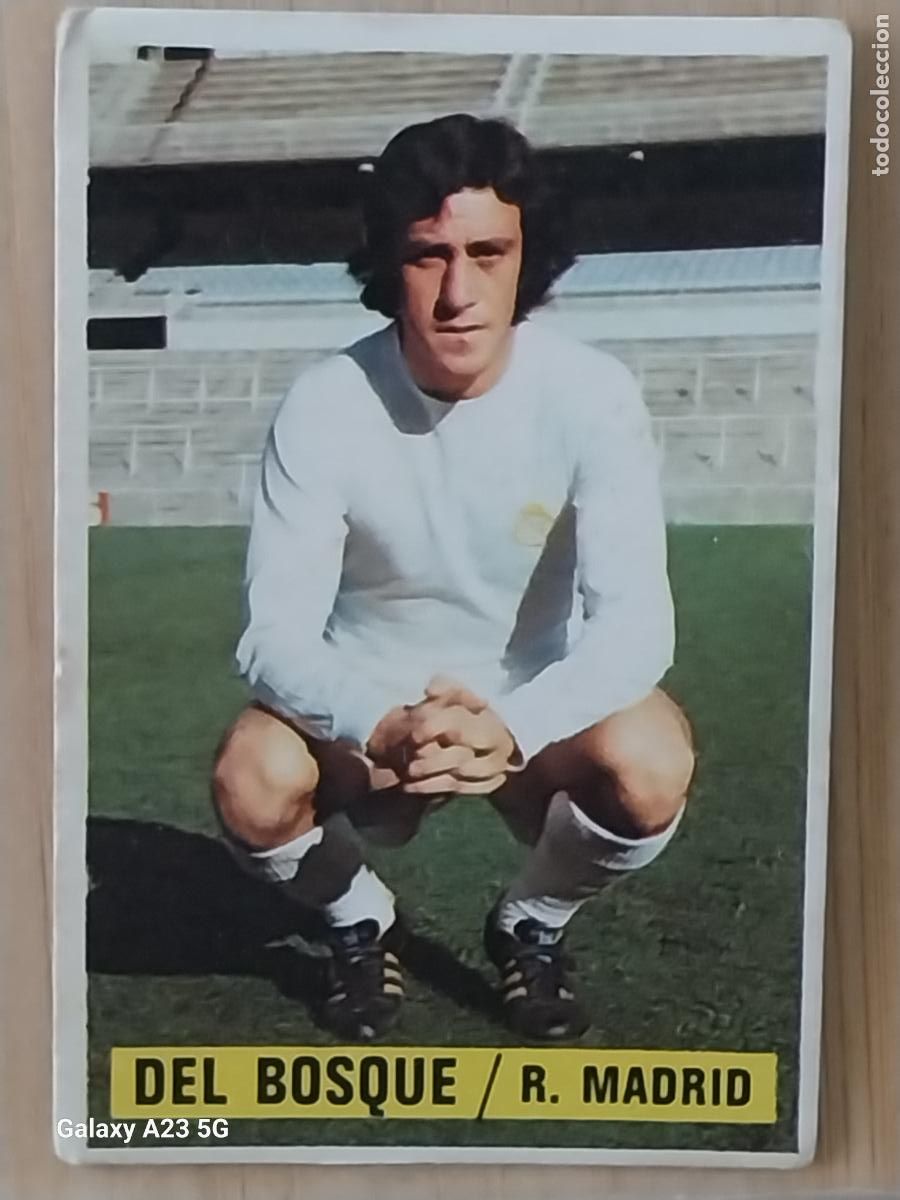 Football Stickers: DEL BOSQUE REAL MADRID *** ED ESTE LIGA 1974 74 75 1975 CROMO ORIGINAL SIN PEGAR NUNCA
