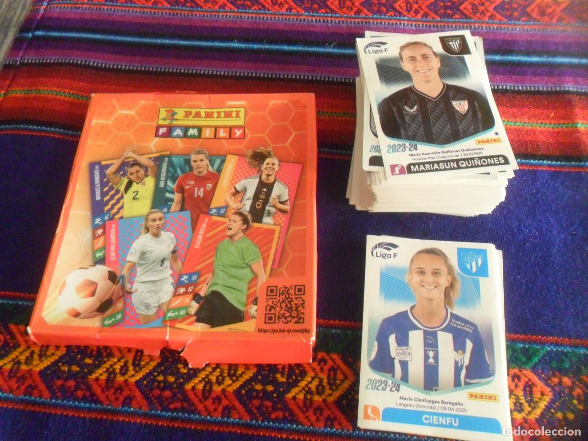 Cromos de f&uacute;tbol: 202 CROMO NUNCA PEGADO LIGA F 2023 24 161 DISTINTOS Y PANINI FAMILY McDONALD'S SOBRE LLENO Y P&Oacute;STER.
