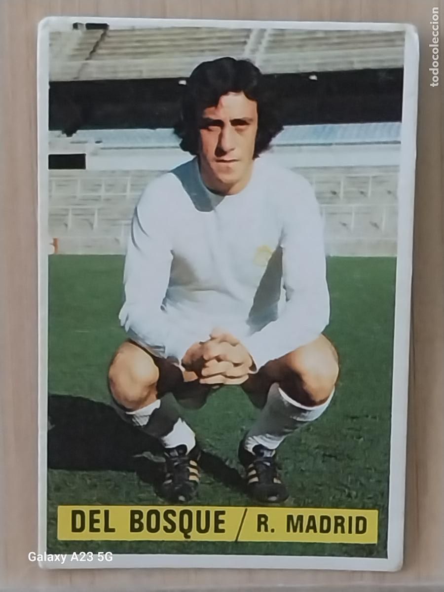 Football Stickers: DEL BOSQUE REAL MADRID *---------------* ED ESTE LIGA 1974 74 75 1975 CROMO ORIGINAL SIN PEGAR NUNCA