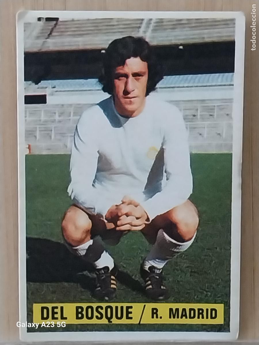 Football Stickers: DEL BOSQUE REAL MADRID *--------------* ED ESTE LIGA 1974 74 75 1975 CROMO ORIGINAL SIN PEGAR NUNCA