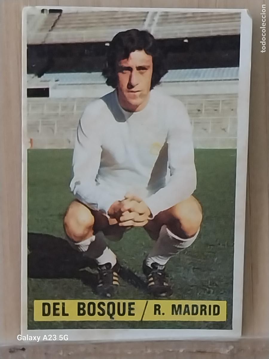Cartes &agrave; collectionner de Football: DEL BOSQUE REAL MADRID *-------------* ED ESTE LIGA 1974 74 75 1975 CROMO ORIGINAL SIN PEGAR NUNCA