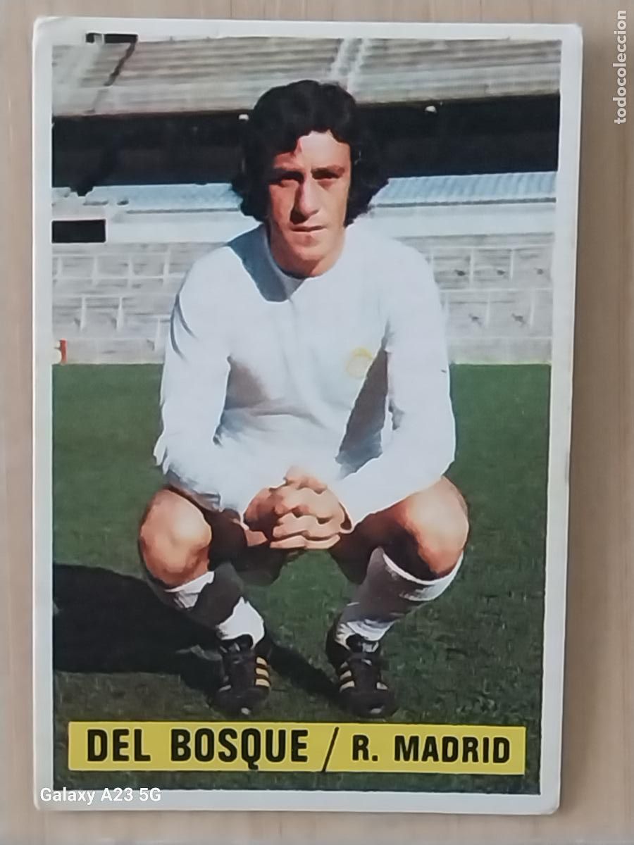 Cartes &agrave; collectionner de Football: DEL BOSQUE REAL MADRID *-----* ED ESTE LIGA 1974 74 75 1975 CROMO ORIGINAL SIN PEGAR NUNCA