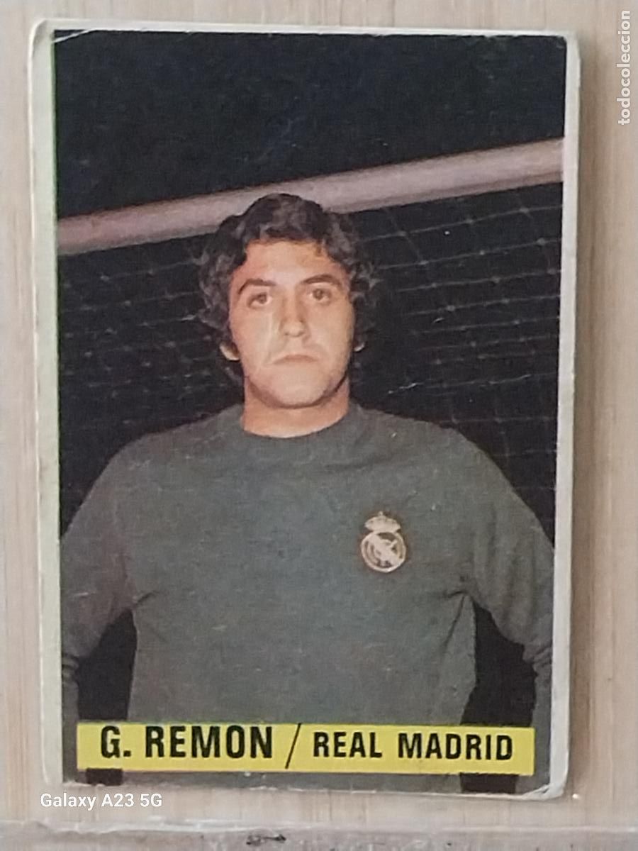 Cromos de f&uacute;tbol: GARCIA REMON REAL MADRID *-*.........*-* ED ESTE LIGA 1974 74 75 1975 CROMO ORIGINAL SIN PEGAR NUNCA
