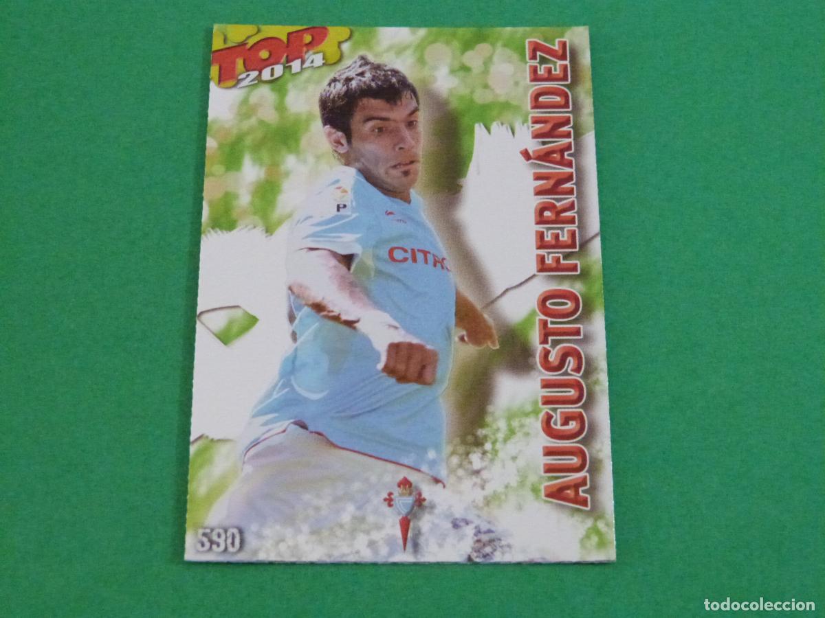 Cromos de f&uacute;tbol: TRADING CARD FUTBOL AUGUSTO FERNANDEZ CELTA DE VIGO 590 FICHAS LIGA TOP MUNDICROMO 2013-2014/13-14