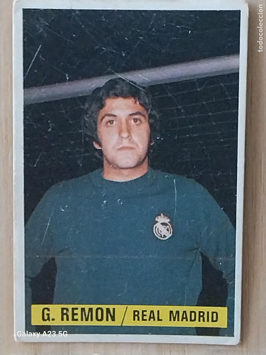 Cromos de Futebol: GARCIA REMON REAL MADRID *-*...*-* ED ESTE LIGA 1974 74 75 1975 CROMO ORIGINAL SIN PEGAR NUNCA