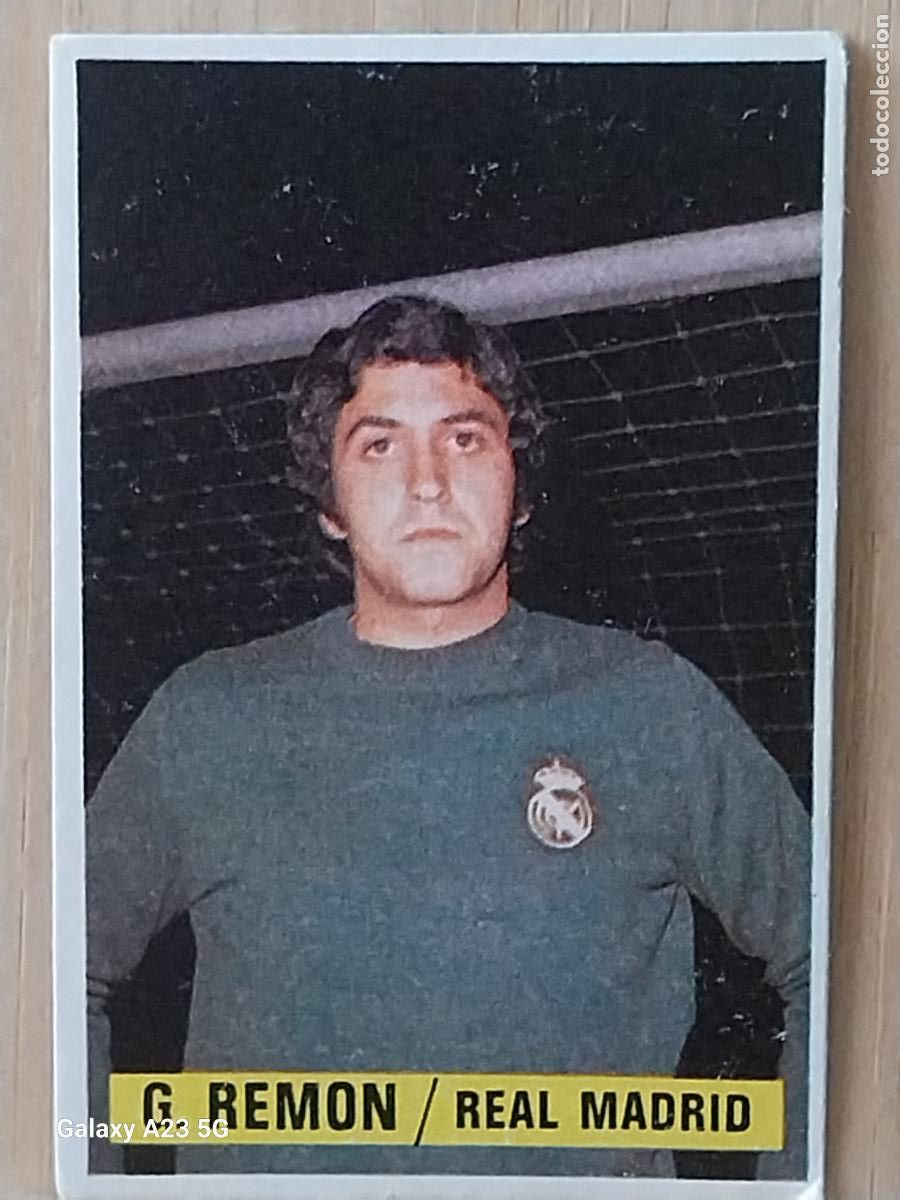 Cromos de Futebol: GARCIA REMON REAL MADRID *-*..*-* ED ESTE LIGA 1974 74 75 1975 CROMO ORIGINAL SIN PEGAR NUNCA