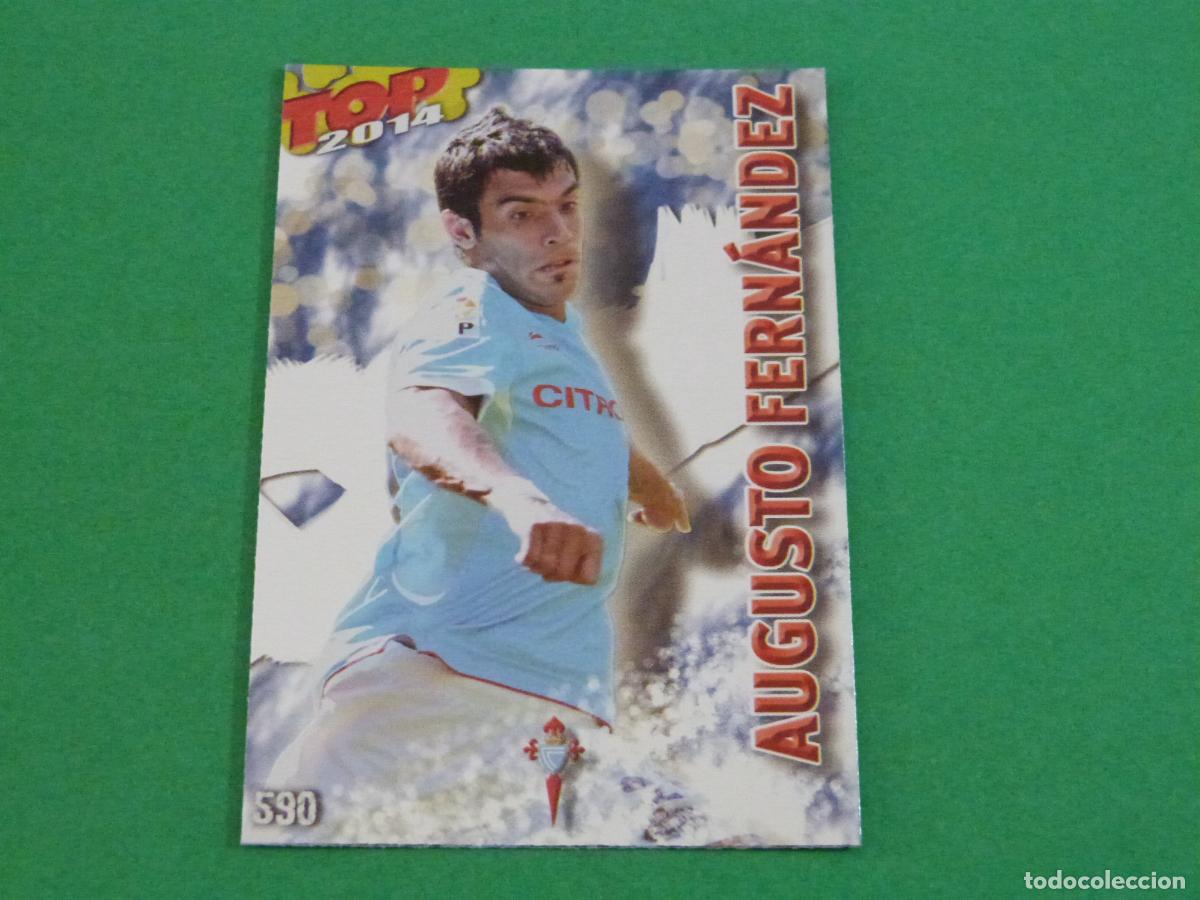 Cromos de f&uacute;tbol: TRADING CARD FUTBOL AUGUSTO FERNANDEZ CELTA DE VIGO 590 FICHAS LIGA TOP MUNDICROMO 2013-2014/13-14