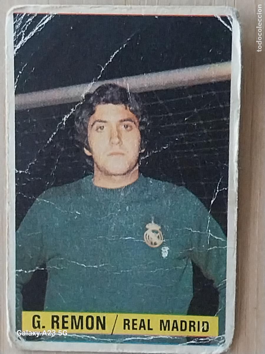 Cromos de f&uacute;tbol: GARCIA REMON REAL MADRID *-*.*****.*-* ED ESTE LIGA 1974 74 75 1975 CROMO ORIGINAL SIN PEGAR NUNCA