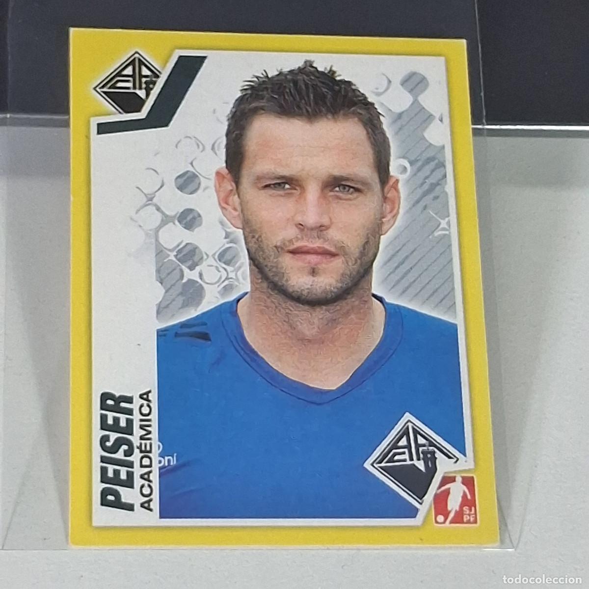 Cromos de f&uacute;tbol: B54 3 PEISER ACADEMICA STICKER CROMO SJPF LIGA NOS PORTUGAL PANINI FUTEBOL 2011-2012 11-12