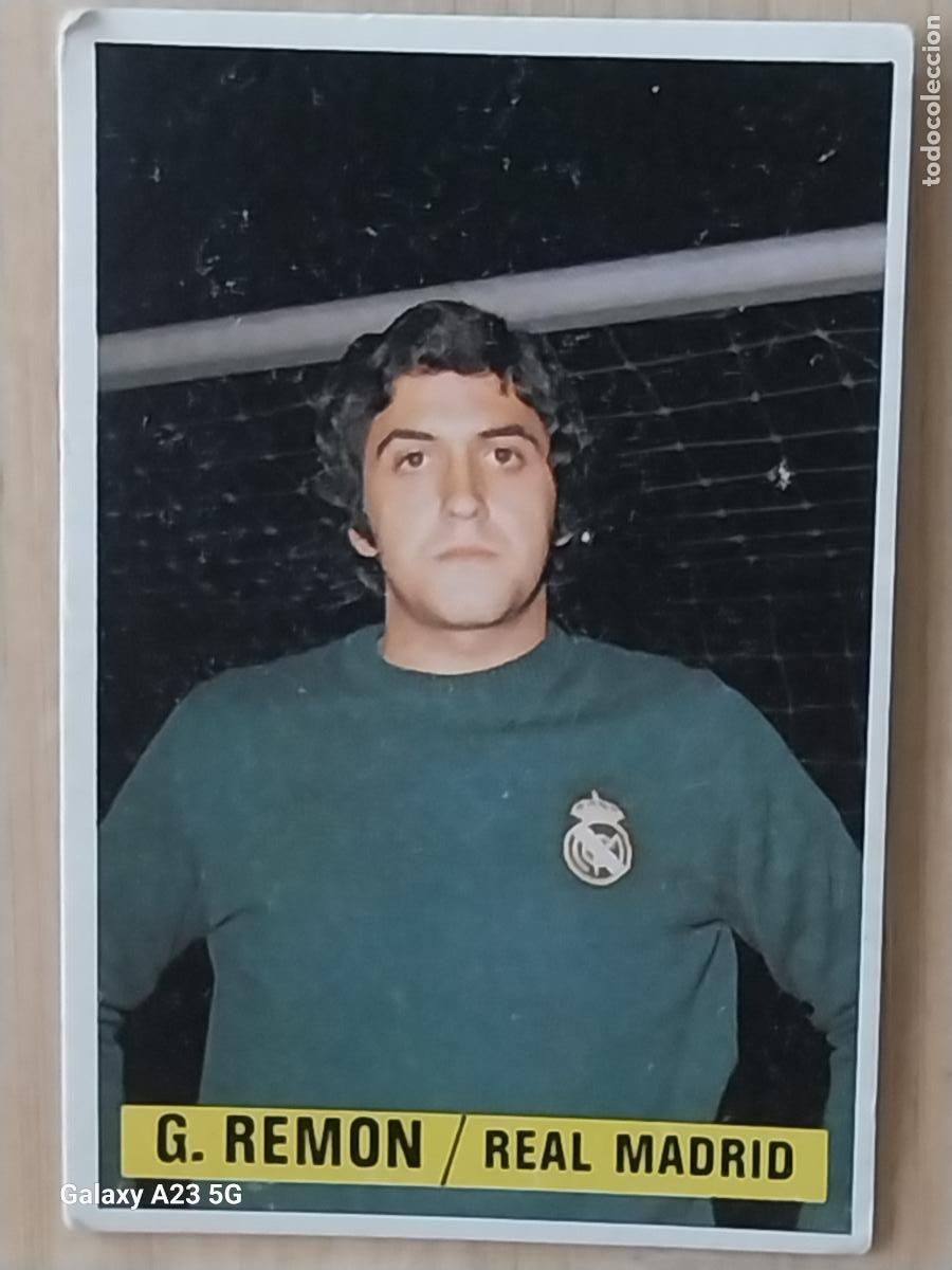 Cromos de f&uacute;tbol: GARCIA REMON REAL MADRID *-*.***.*-* ED ESTE LIGA 1974 74 75 1975 CROMO ORIGINAL SIN PEGAR NUNCA