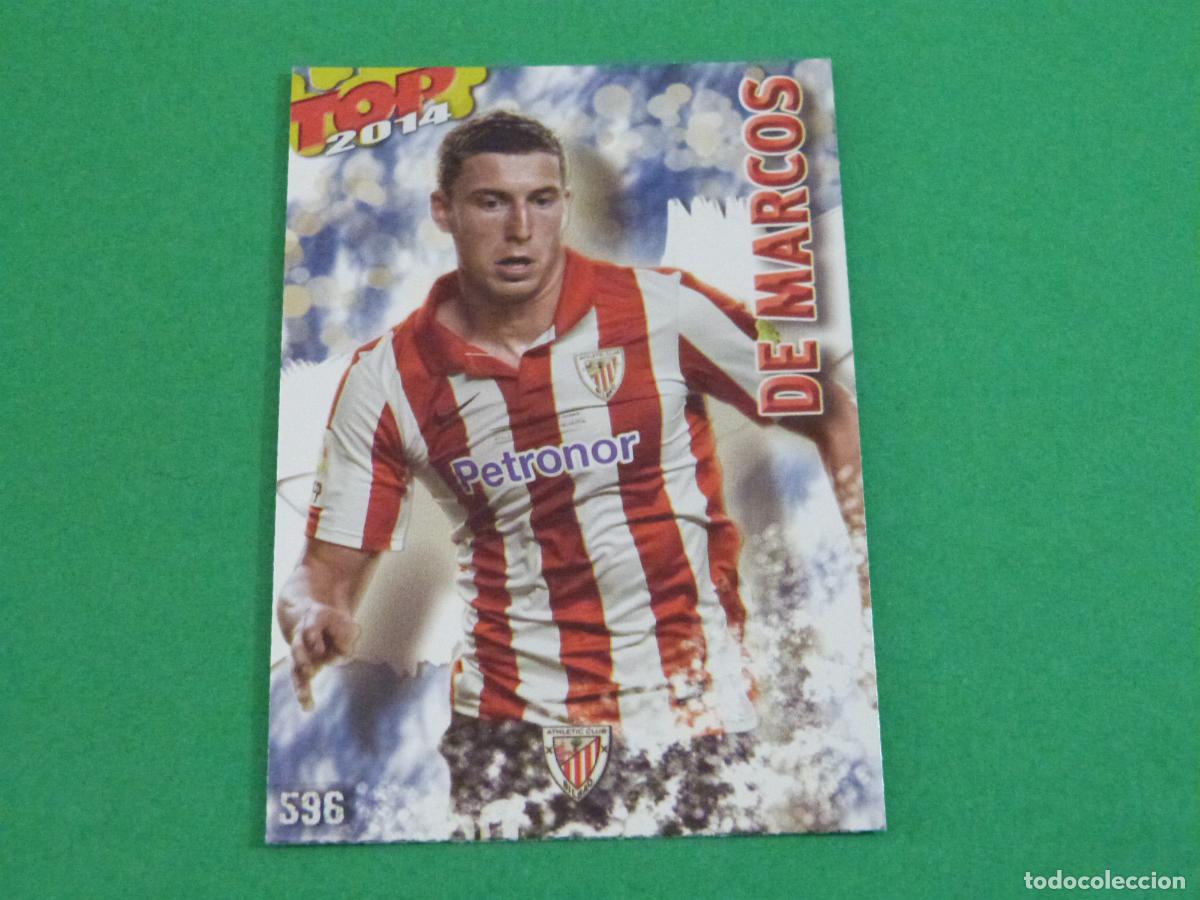 Fu&szlig;ball-Sticker: TRADING CARD FUTBOL DE MARCOS ATH. BILBAO N&ordm; 596 FICHAS LIGA TOP MUNDICROMO 2013-2014/13-14