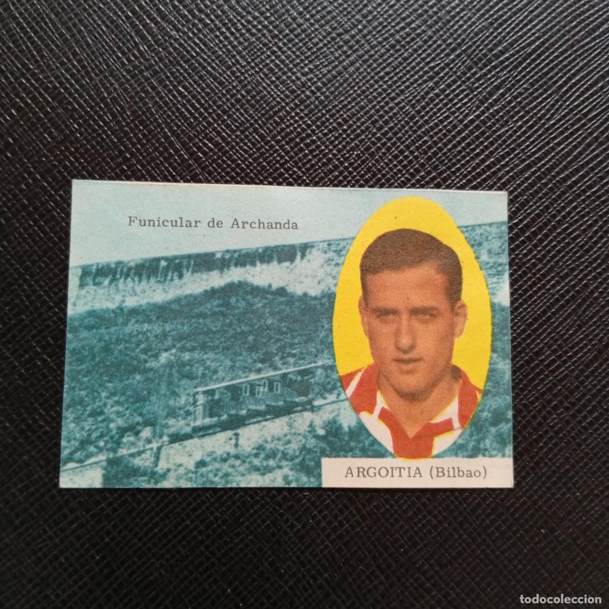 Fu&szlig;ball-Sticker: ARGOITIA BILBAO FHER 1963 1964 CROMO FUTBOL 63 64 LIGA - DESPEGADO - A171 PG208