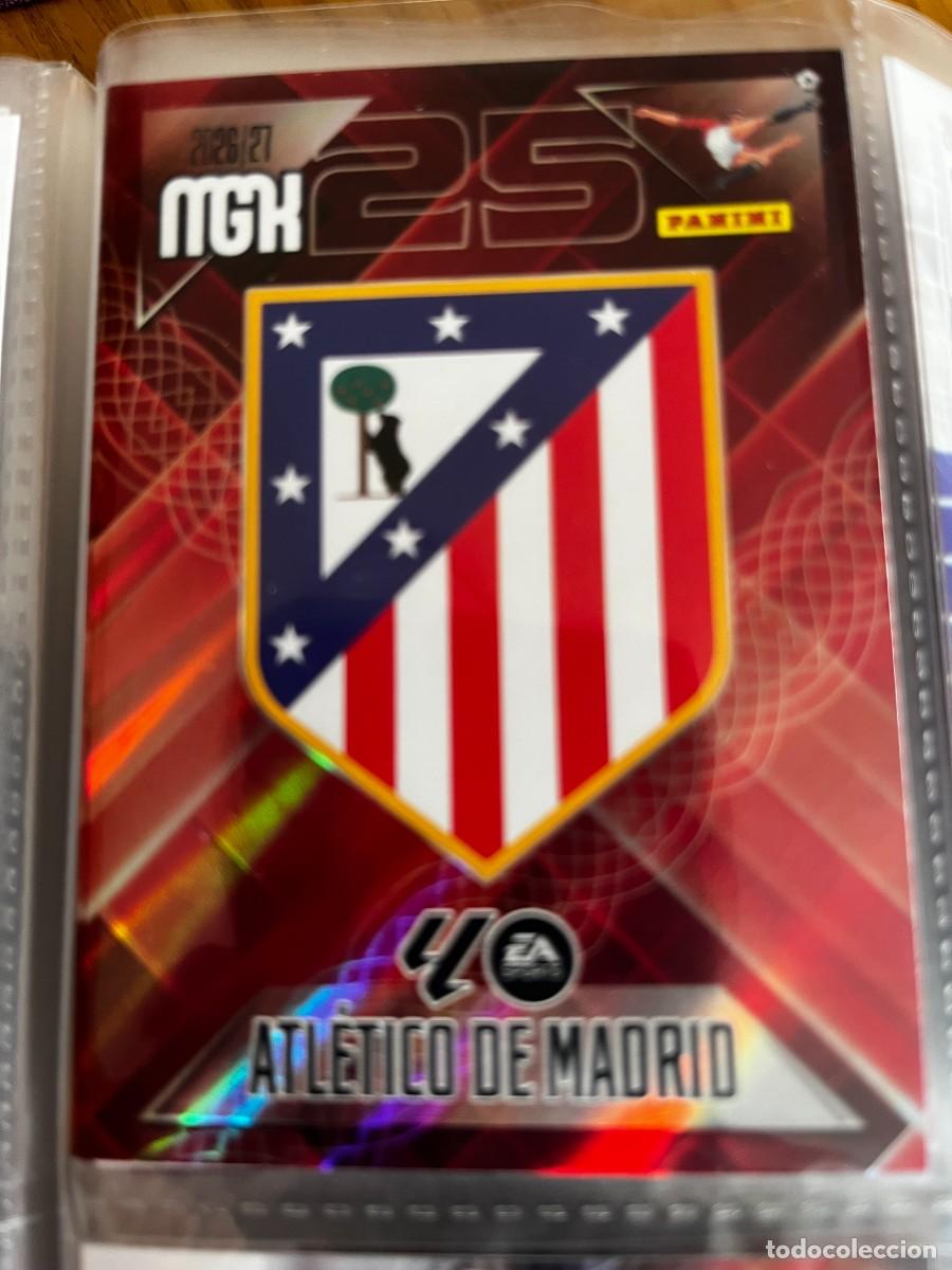 Cromos de Futebol: MEGACRACKS MGK 2026 2027 26 27 PANINI N&ordm; 55 ESCUDO ATLETICO DE MADRID