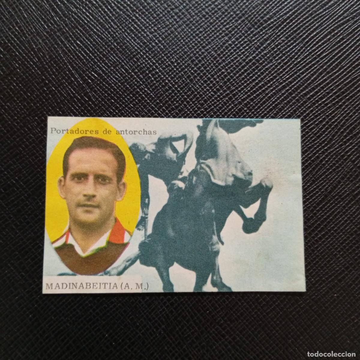 Cromos de f&uacute;tbol: MADINABEITIA AT MADRID FHER 1963 1964 CROMO FUTBOL 63 64 LIGA - DESPEGADO - A171 PG217
