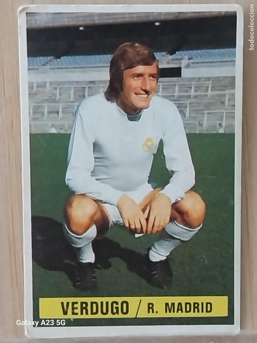 Cromos de f&uacute;tbol: VERDUGO REAL MADRID *-*.*--------*.*-* ED ESTE LIGA 1974 74 75 1975 CROMO ORIGINAL SIN PEGAR NUNCA