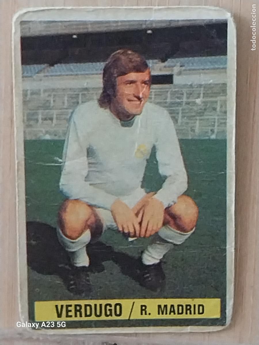 Cromos de f&uacute;tbol: VERDUGO REAL MADRID *-*.*------*.*-* ED ESTE LIGA 1974 74 75 1975 CROMO ORIGINAL SIN PEGAR NUNCA