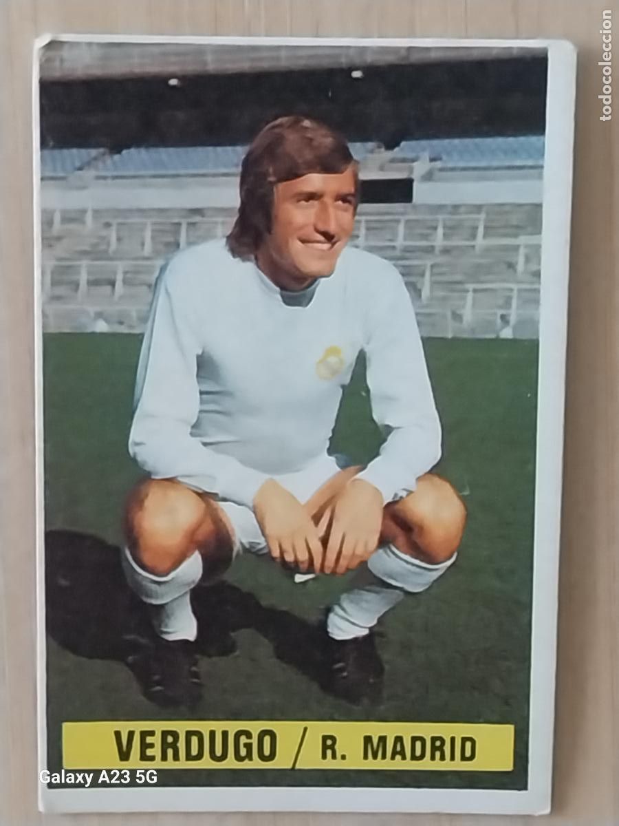 Cromos de f&uacute;tbol: VERDUGO REAL MADRID *-*.*--*.*-* ED ESTE LIGA 1974 74 75 1975 CROMO ORIGINAL SIN PEGAR NUNCA