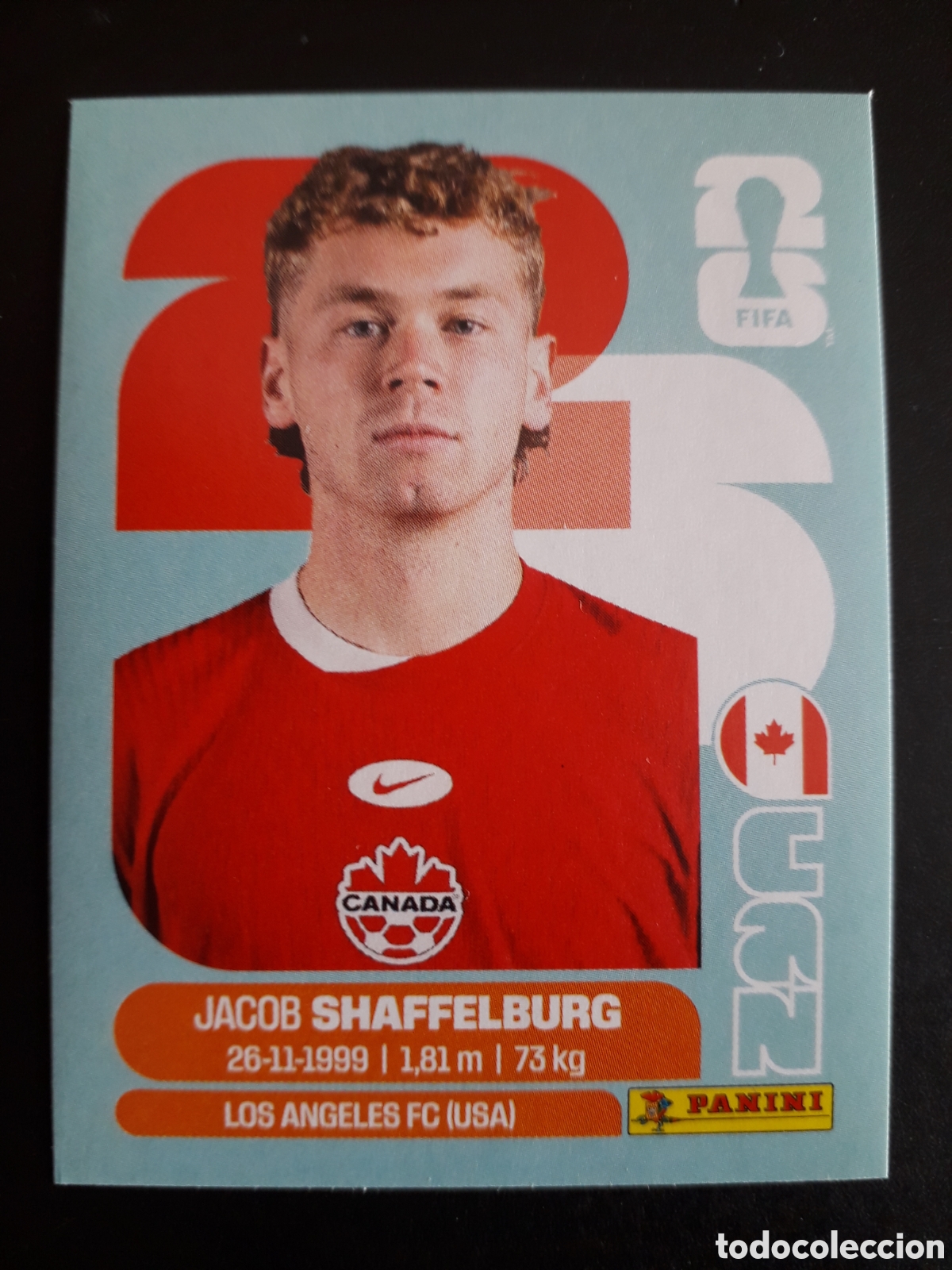 Cromos de f&uacute;tbol: SHAFFELBURG CANAD&Aacute; CAN 14 MUNDIAL F&Uacute;TBOL 2026 FIFA WORLD CUP PANINI SIN PEGAR PEDIDO M&Iacute;NIMO 3&euro;.