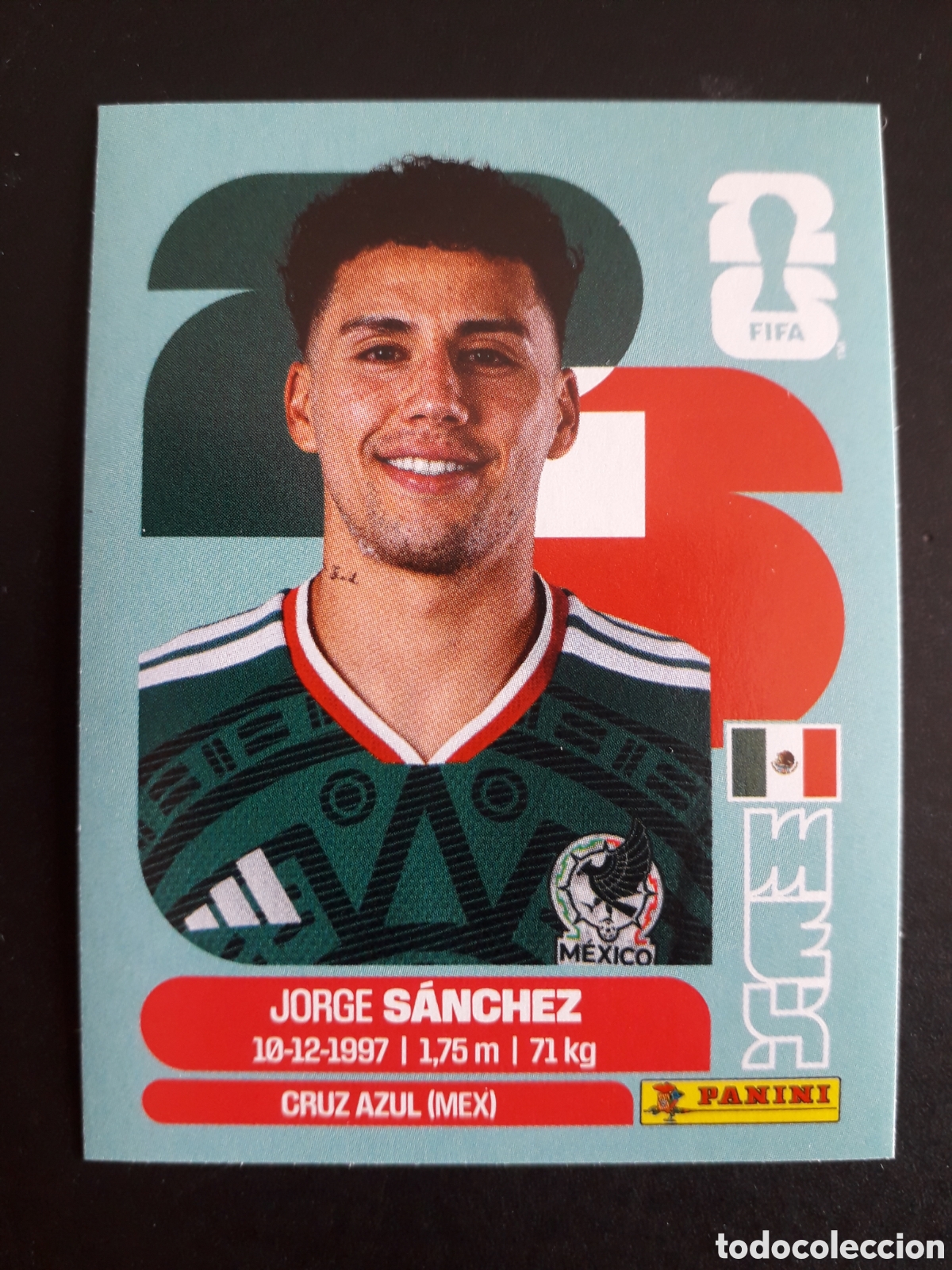Cromos de f&uacute;tbol: S&Aacute;NCHEZ M&Eacute;XICO MEX 4 MUNDIAL F&Uacute;TBOL 2026 FIFA WORLD CUP PANINI SIN PEGAR PEDIDO M&Iacute;NIMO 3&euro;