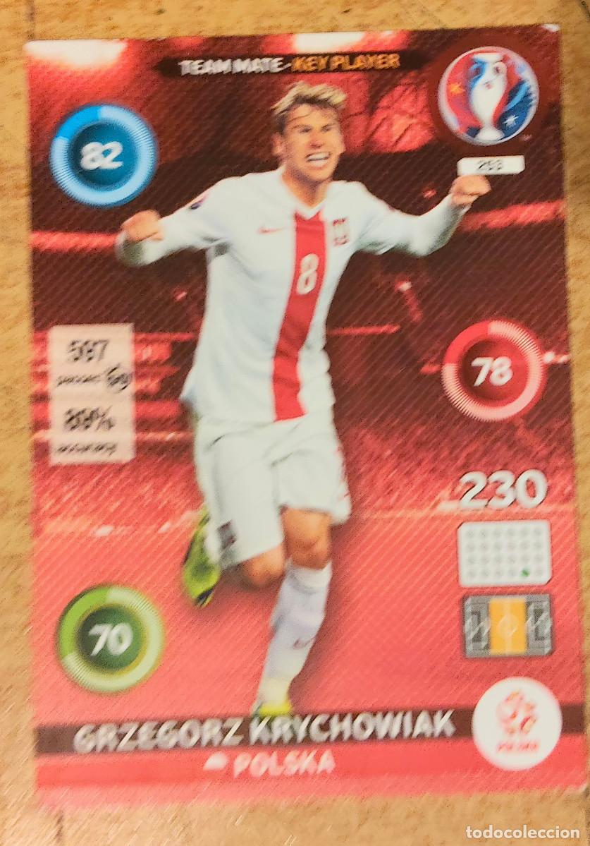 Cromos de f&uacute;tbol: PANINI EURO 2016 ADRENALYN XL CARD- #253-POLSKA-POLAND-GRZEGORZ KRYCHOWIAK
