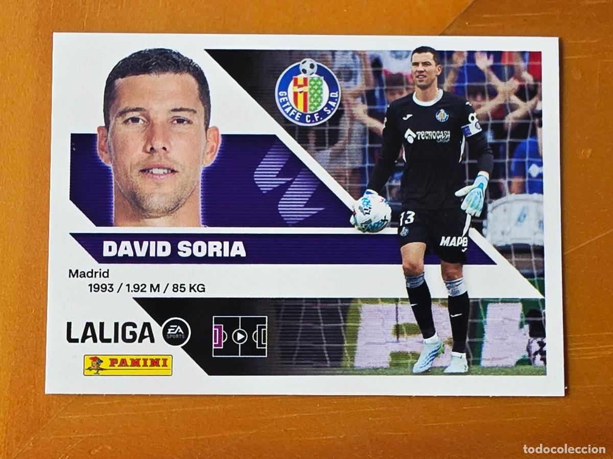 Cromos de f&uacute;tbol: 3 David Soria, Getafe CF, Panini Ediciones Liga Este 2026 2027 26 27 sin pegar