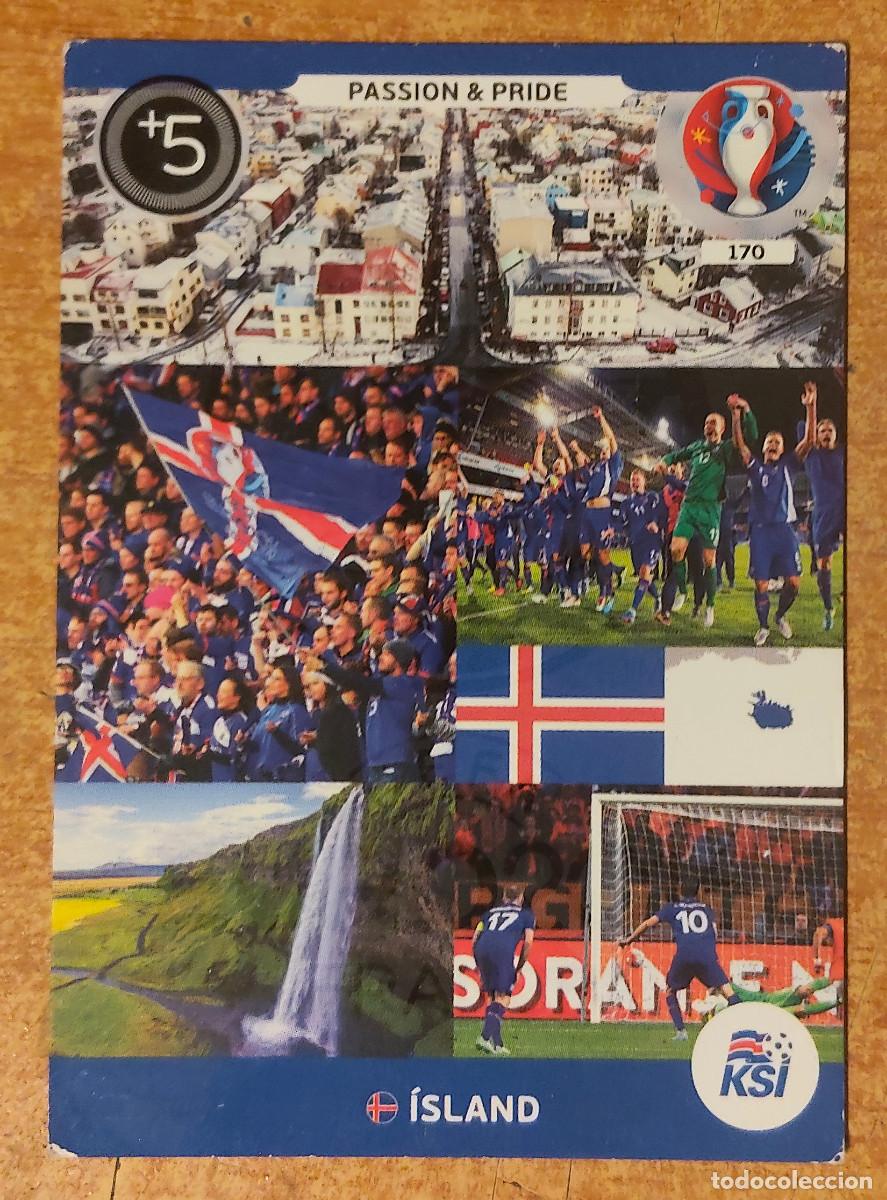 Cromos de f&uacute;tbol: adrenalyn XL UEFA EURO 2016 - Island NEU Panini