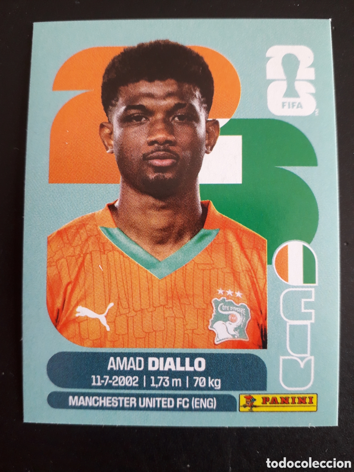 Cromos de f&uacute;tbol: DIALLO COSTA DE MARFIL CIV 15 MUNDIAL F&Uacute;TBOL 2026 FIFA WORLD CUP PANINI SIN PEGAR PEDIDO M&Iacute;NIMO 3&euro;.