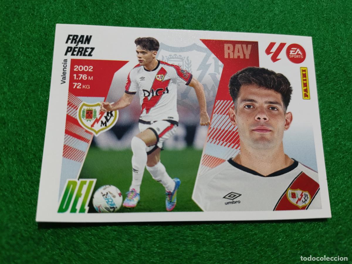 Cromos de f&uacute;tbol: LIGA ESTE 2025 2026 RAYO VALLECANO N&ordm;20 BIS COLOCA FRAN PEREZ