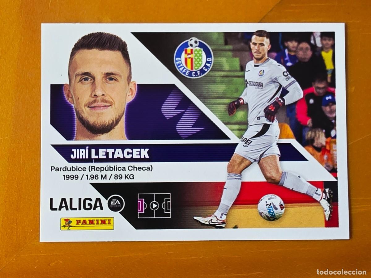 Cromos de f&uacute;tbol: 4 Jir&iacute; Letacek, Getafe CF, Panini Ediciones Liga Este 2026 2027 26 27 sin pegar