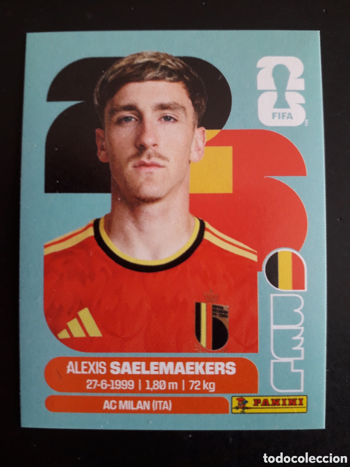Football Stickers: SAELEMAEKERS B&Eacute;LGICA BEL 12 MUNDIAL F&Uacute;TBOL 2026 FIFA WORLD CUP PANINI SIN PEGAR PEDIDO M&Iacute;NIMO 3&euro;