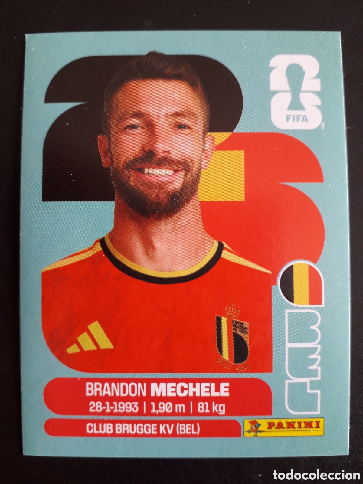 Football Stickers: MECHELE B&Eacute;LGICA BEL 6 MUNDIAL F&Uacute;TBOL 2026 FIFA WORLD CUP PANINI SIN PEGAR PEDIDO M&Iacute;NIMO 3&euro;
