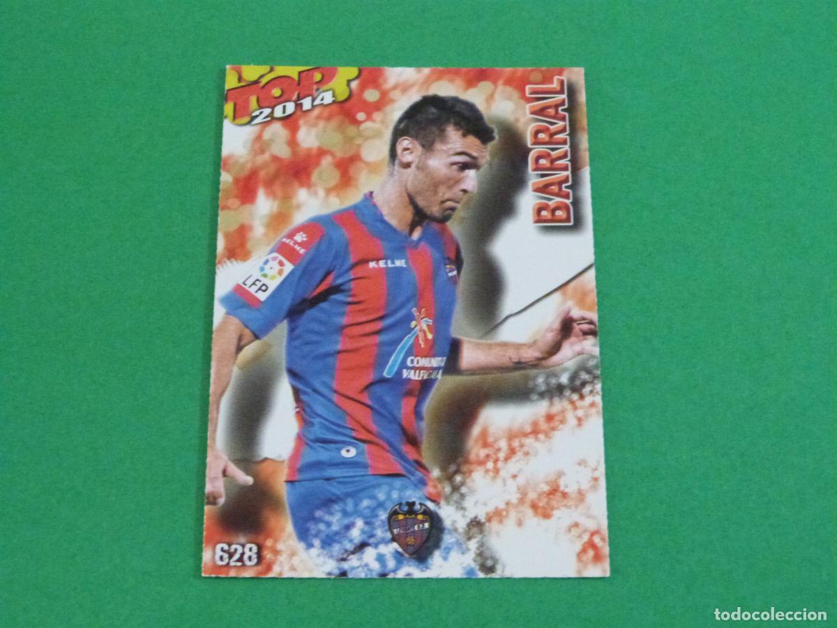 Football Stickers: TRADING CARD FUTBOL BARRAL LEVANTE U.D. MATE ROJO N&ordm; 628 FICHAS LIGA TOP MUNDICROMO 2013-2014/13-14