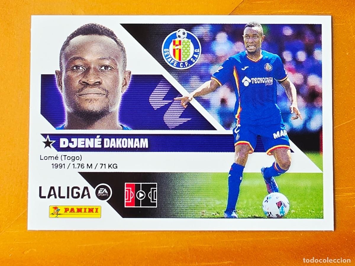 Cromos de f&uacute;tbol: 6 Djen&eacute; Dakonam, Getafe CF, Panini Ediciones Liga Este 2026 2027 26 27 sin pegar