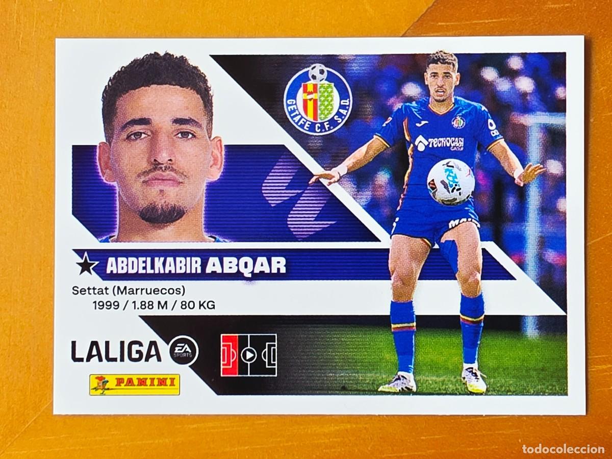 Cromos de f&uacute;tbol: 8 Abdelkabir Abqar, Getafe CF, Panini Ediciones Liga Este 2026 2027 26 27 sin pegar