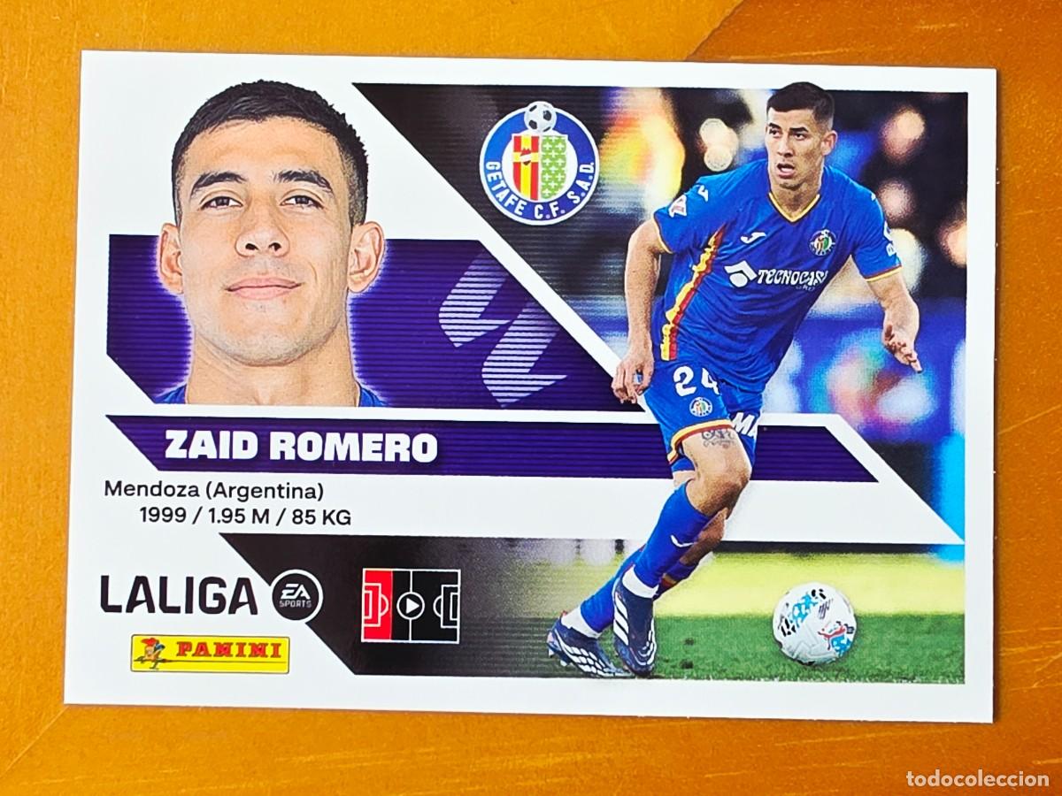 Cromos de f&uacute;tbol: 9 Zaid Romero, Getafe CF, Panini Ediciones Liga Este 2026 2027 26 27 sin pegar