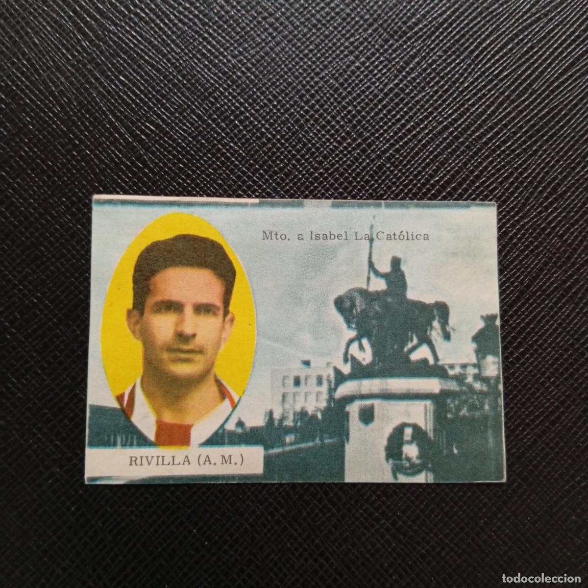 Cromos de f&uacute;tbol: RIVILLA AT MADRID FHER 1963 1964 CROMO FUTBOL 63 64 LIGA - DESPEGADO - A171 PG226
