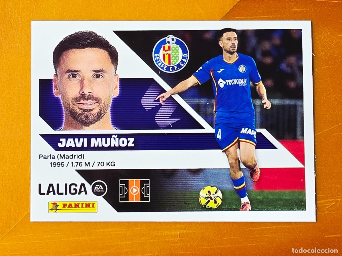 Cromos de f&uacute;tbol: 12 Javi Mu&ntilde;oz, Getafe CF, Panini Ediciones Liga Este 2026 2027 26 27 sin pegar