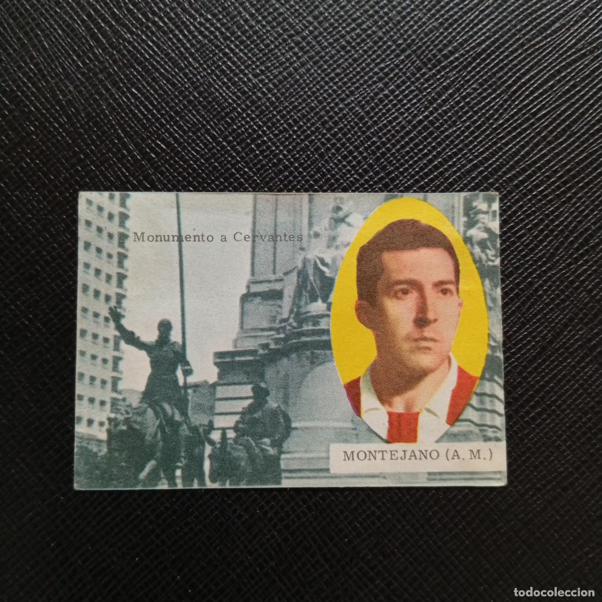 Cromos de f&uacute;tbol: MONTEJANO AT MADRID AT MADRID FHER 1963 1964 CROMO FUTBOL 63 64 LIGA - DESPEGADO - A171 PG235