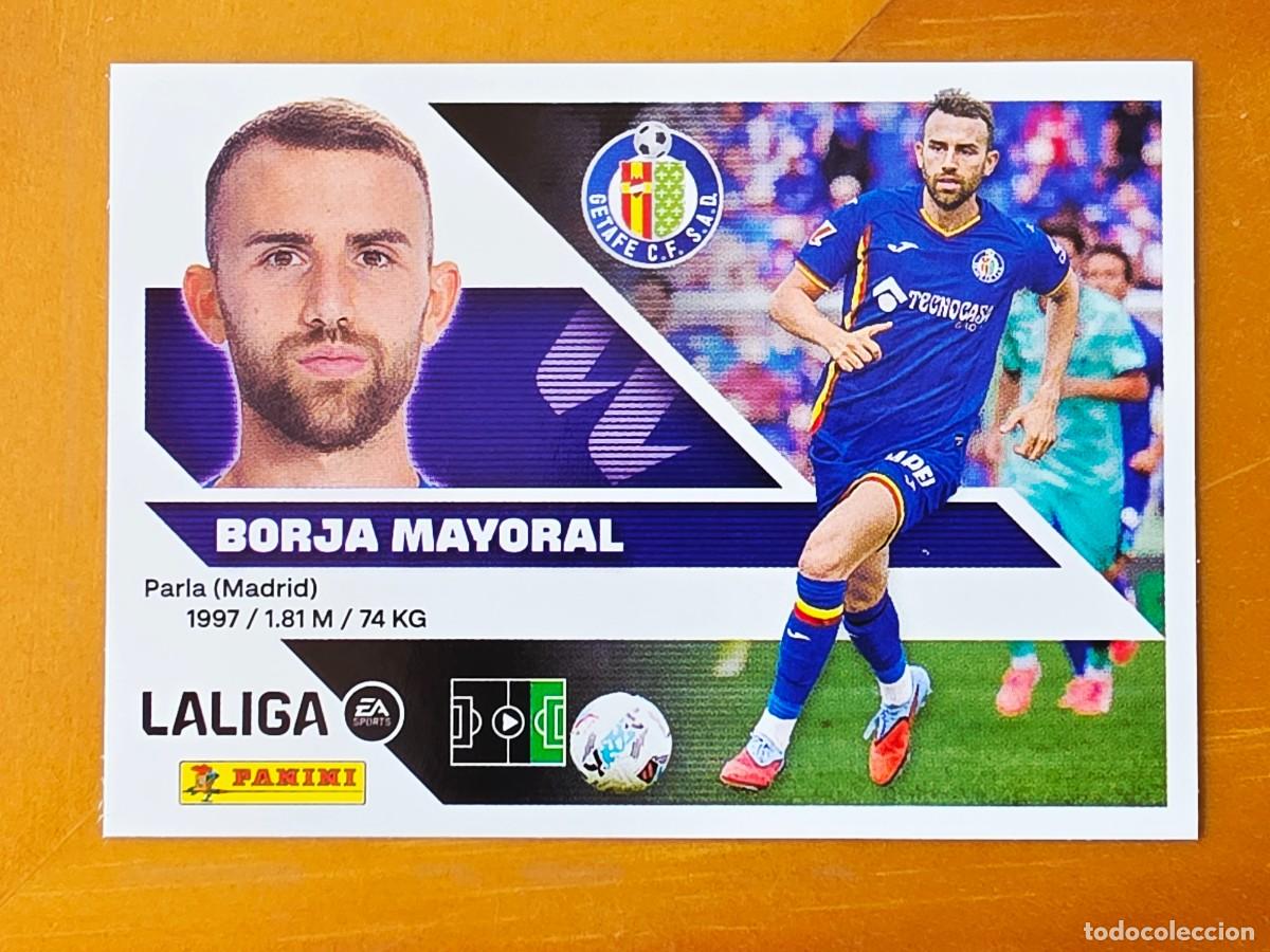 Cromos de f&uacute;tbol: 18 Borja Mayoral, Getafe CF, Panini Ediciones Liga Este 2026 2027 26 27 sin pegar