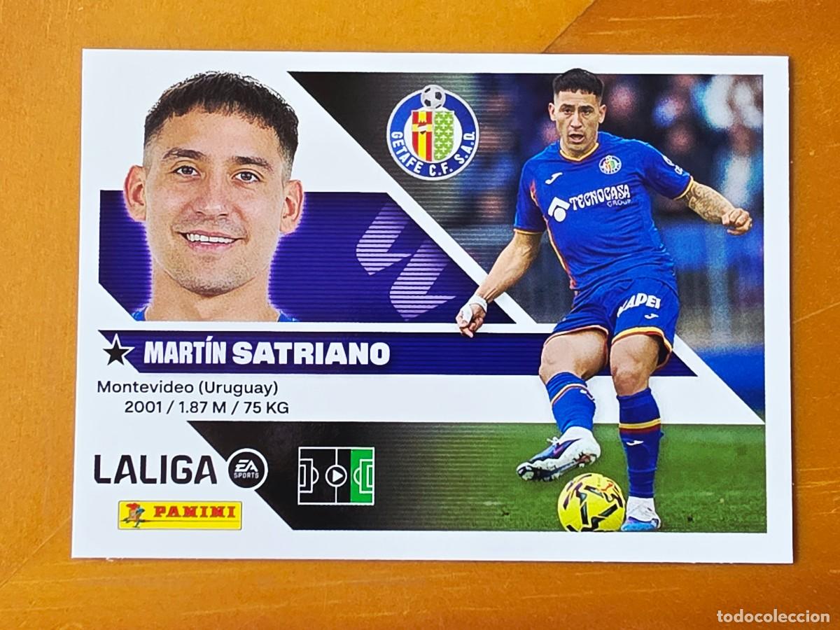 Cromos de f&uacute;tbol: 20 Mart&iacute;n Satriano, Getafe CF, Panini Ediciones Liga Este 2026 2027 26 27 sin pegar