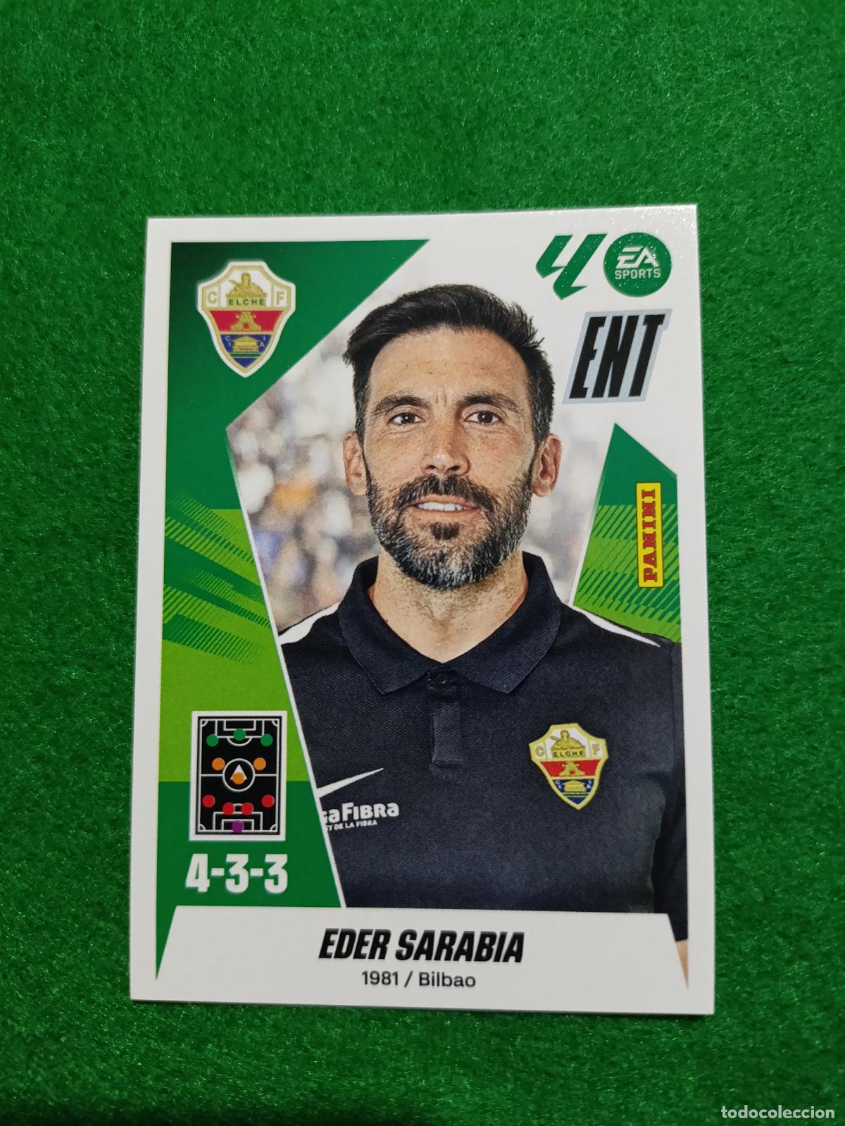 Cromos de f&uacute;tbol: LIGA ESTE 2025 2026 ELCHE CF N&ordm;2 EDER SARABIA