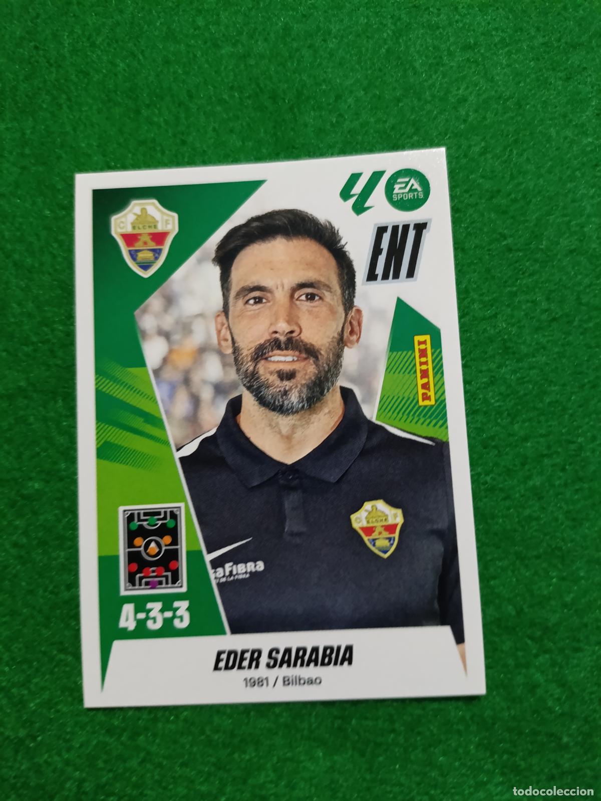 Cromos de f&uacute;tbol: LIGA ESTE 2025 2026 ELCHE CF N&ordm;2 EDER SARABIA