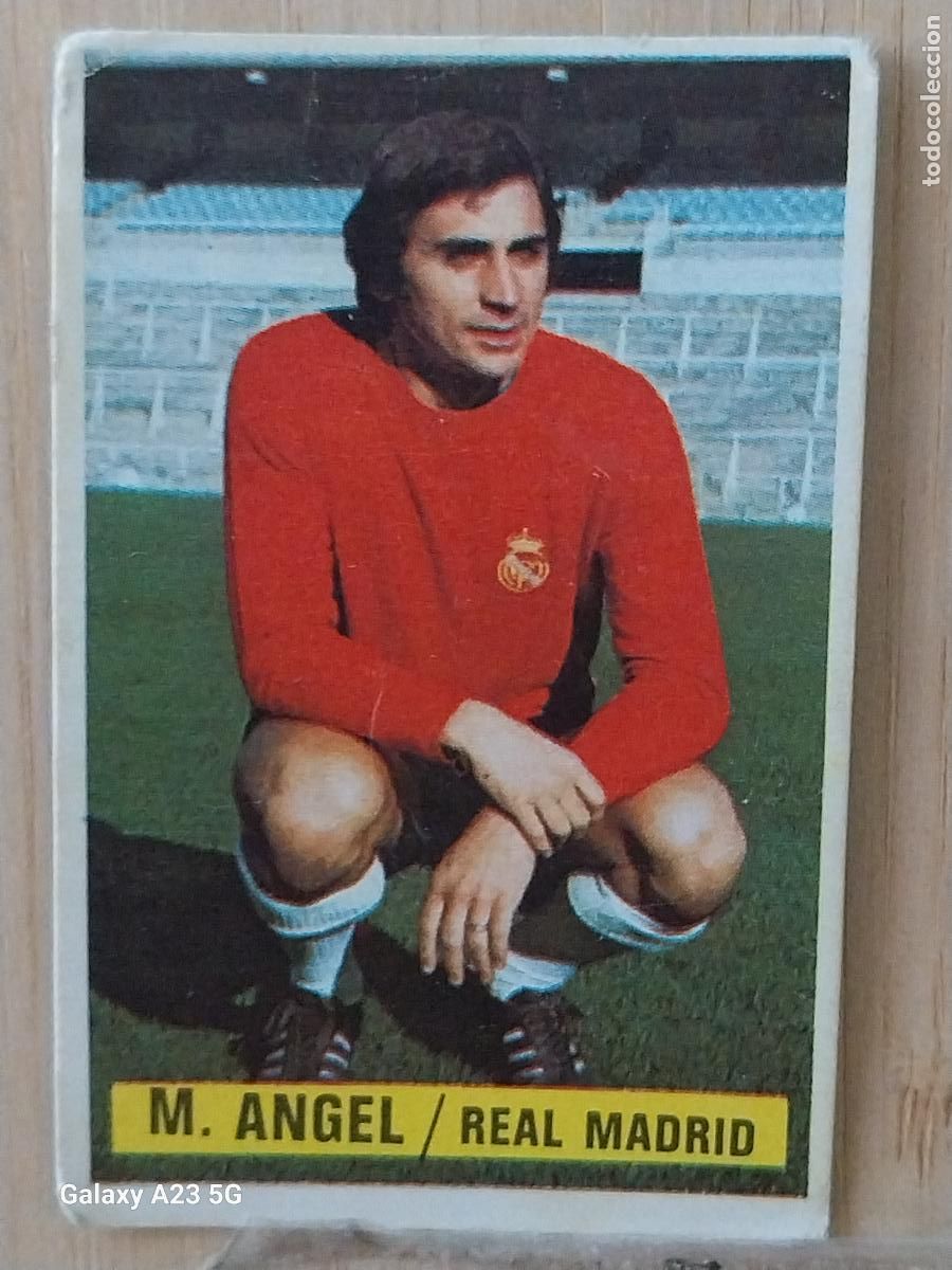 Cromos de f&uacute;tbol: MIGUEL ANGEL PORTERO REAL MADRID *-.*......*.-* ED ESTE 1974 74 75 1975 CROMO SIN PEGAR NUNCA