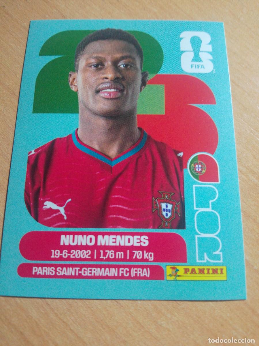 Cromos de f&uacute;tbol: POR 7 NUNO MENDES PORTUGAL MUNDIAL FIFA WORLD CUP 2026 26 PANINI STICKERS NUEVO