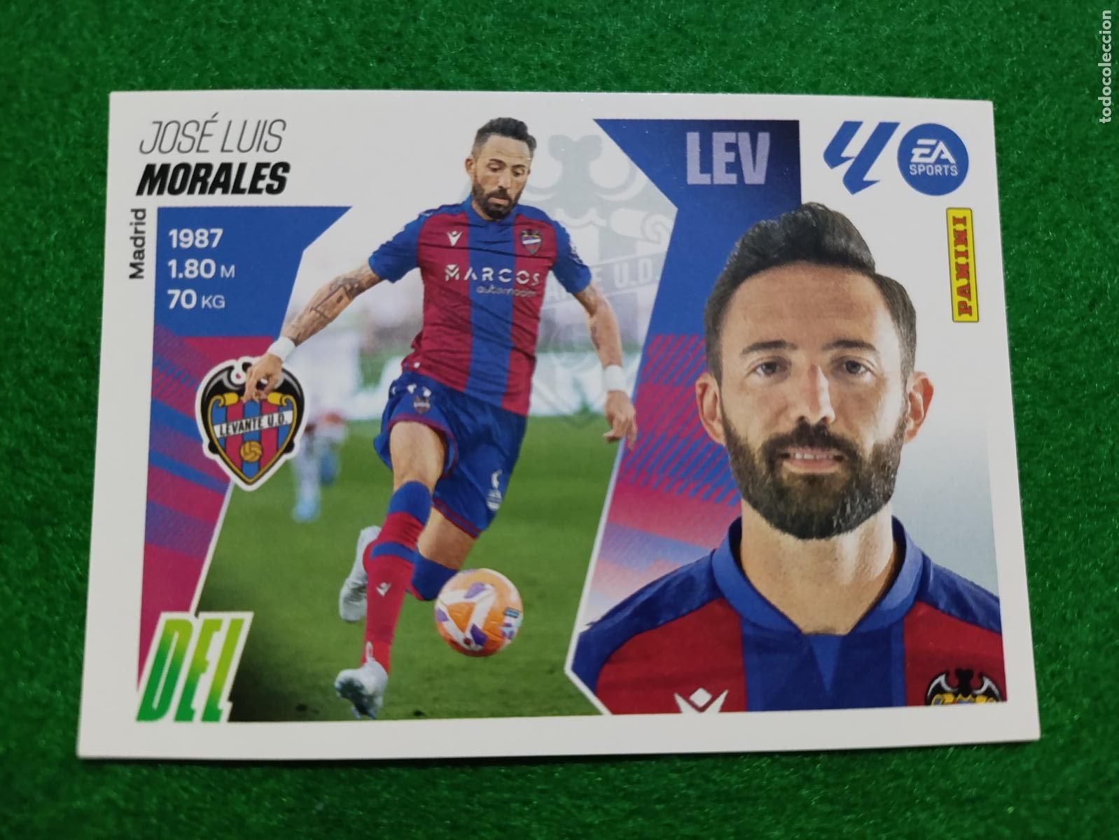 Cromos de f&uacute;tbol: LIGA ESTE 2015 2026 LEVANTE UD N&ordm; 18 MORALES