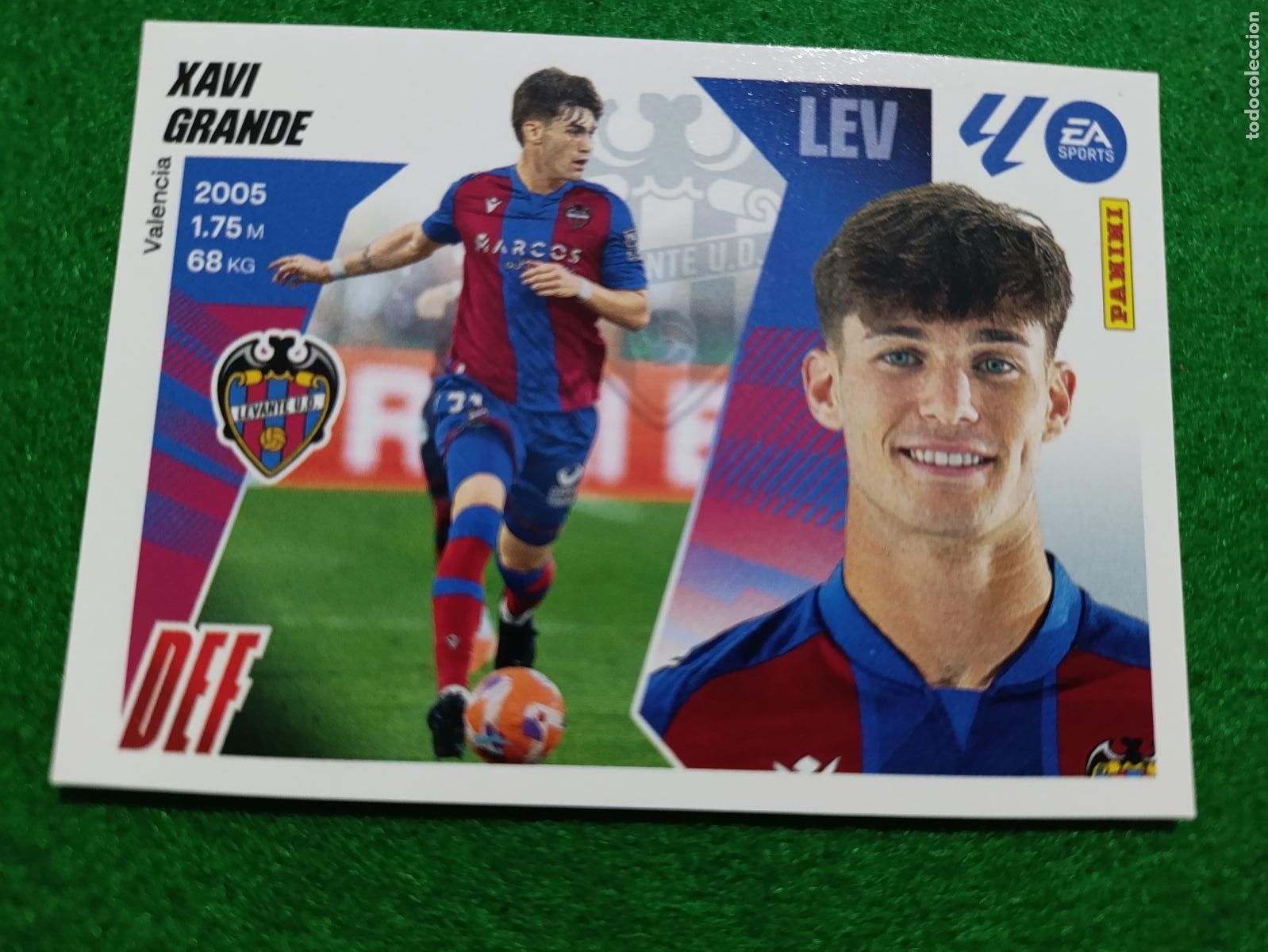 Cromos de f&uacute;tbol: LIGA ESTE 2015 2026 LEVANTE UD N&ordm; 5 XAVI GRANDE